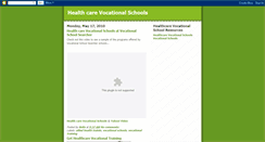 Desktop Screenshot of healthcarevocationalschools.blogspot.com