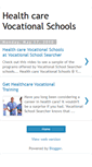 Mobile Screenshot of healthcarevocationalschools.blogspot.com