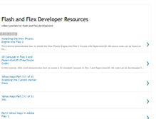 Tablet Screenshot of flashydev.blogspot.com