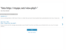 Tablet Screenshot of fotomsnvirus.blogspot.com