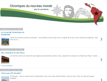 Tablet Screenshot of chroniquesdunouveaumonde.blogspot.com