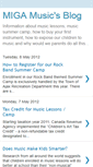 Mobile Screenshot of migamusic.blogspot.com