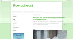 Desktop Screenshot of powradhwani.blogspot.com