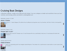 Tablet Screenshot of cruisingboatdesigns.blogspot.com