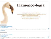 Tablet Screenshot of flamenco-logia.blogspot.com