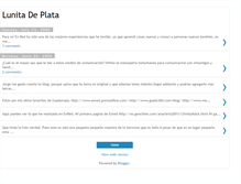 Tablet Screenshot of lunitadeplata.blogspot.com