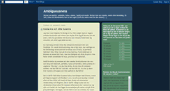 Desktop Screenshot of ambiguousness2.blogspot.com