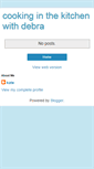 Mobile Screenshot of inthekitchenwithdebra.blogspot.com