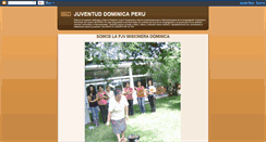 Desktop Screenshot of juventuddominicaperu.blogspot.com