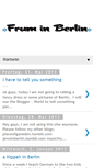 Mobile Screenshot of fruminberlin.blogspot.com