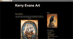 Desktop Screenshot of kerryevansart.blogspot.com
