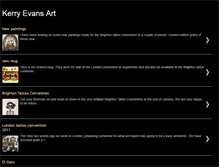 Tablet Screenshot of kerryevansart.blogspot.com