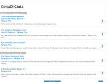 Tablet Screenshot of cinta-ohcinta.blogspot.com