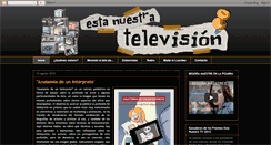 Desktop Screenshot of estanuestratelevision.blogspot.com