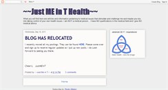 Desktop Screenshot of just-me-in-t-health.blogspot.com