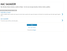 Tablet Screenshot of macsalvador.blogspot.com