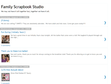 Tablet Screenshot of familyscrapbookstudio.blogspot.com