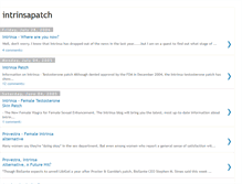 Tablet Screenshot of 4intrinsa.blogspot.com