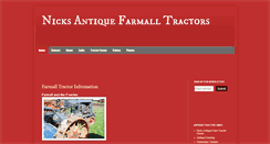 Desktop Screenshot of antiquefarmalltractors.blogspot.com