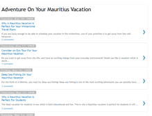 Tablet Screenshot of mauritiusvacationtrip.blogspot.com