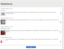 Tablet Screenshot of lifeashenry.blogspot.com