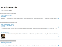 Tablet Screenshot of haloshomemade.blogspot.com