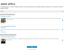 Tablet Screenshot of amaniafrica.blogspot.com