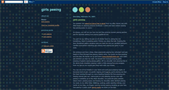Desktop Screenshot of girls-peeing.blogspot.com