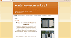 Desktop Screenshot of kontenery-somianka.blogspot.com