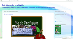 Desktop Screenshot of administracaoemsaude.blogspot.com
