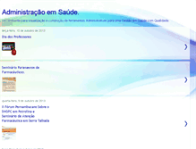 Tablet Screenshot of administracaoemsaude.blogspot.com