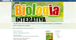 Desktop Screenshot of biologiainterativaa.blogspot.com