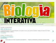 Tablet Screenshot of biologiainterativaa.blogspot.com