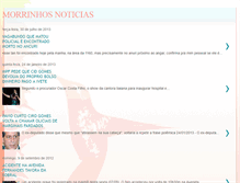 Tablet Screenshot of morrinhosnoticias.blogspot.com