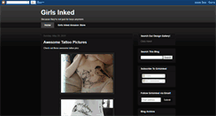 Desktop Screenshot of girlsinked.blogspot.com