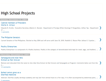 Tablet Screenshot of highschoolprojects.blogspot.com