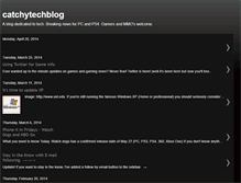 Tablet Screenshot of catchytech.blogspot.com