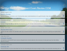 Tablet Screenshot of casemanagementexam.blogspot.com