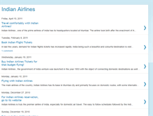 Tablet Screenshot of indianairlines-booking.blogspot.com