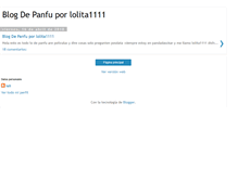 Tablet Screenshot of lolita1111panfu.blogspot.com