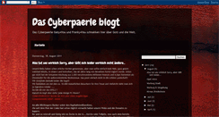 Desktop Screenshot of cyberpaerle.blogspot.com