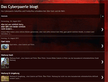 Tablet Screenshot of cyberpaerle.blogspot.com
