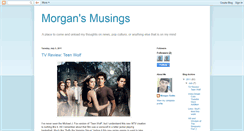 Desktop Screenshot of musingsanstuff.blogspot.com