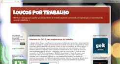 Desktop Screenshot of loucosportrabalho.blogspot.com