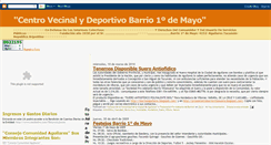 Desktop Screenshot of centrovecinalydeportivo1demayo.blogspot.com