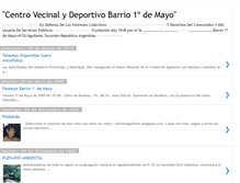 Tablet Screenshot of centrovecinalydeportivo1demayo.blogspot.com