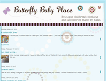 Tablet Screenshot of butterflybabyplace.blogspot.com