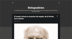 Desktop Screenshot of biologoadictos.blogspot.com