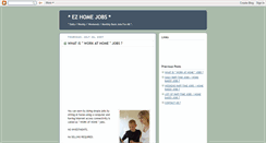 Desktop Screenshot of ezhomejobs.blogspot.com