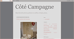 Desktop Screenshot of cote-campagne.blogspot.com